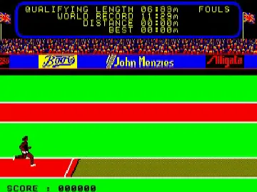 Olympic Decathlon (1985)(Alligata)[ODLOAD] screen shot game playing